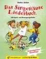 "Das Singemäuse Liederbuch - 100 Spiel- und Bewegungslieder. Originalgetreue Neuauflage." Illustration mit tanzenden Kindern und Mäusen.
