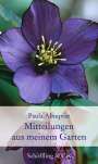 Paula Almqvist: Mitteilungen aus meinem Garten, Buch