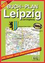 : Leipzig und Umgebung 1 : 20 000. Buchstadtplan, Buch