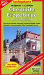 : Ausflugskarte Erzgebirge, Chemnitz und Umgebung 1:125000, KRT