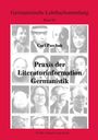 Text: "Germanistische Lehrbuchsammlung, Band 48. Carl Paschek. Praxis der Literaturinformation Germanistik." Schwarz-Weiß-Porträts.
