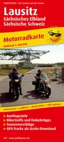 : Motorradkarte Lausitz, Sächsisches Elbland - Sächsische Schweiz 1 : 200 000, KRT