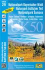 : Nationalpark Bayerischer Wald, Naturpark östlicher Teil, Nationalpark Sumava 1:50 000 (UK50-29), KRT