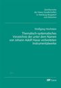 : Hasse-Studien, Sonderreihe Bd. 5: Thematisch-systematisches Verzeichnis der unter dem Namen von Johann Adolf Hasse verbreiteten Instrumentalwerke, Buch