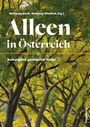 Text: "Alleen in Österreich. Kulturgüter gestalteter Natur." Baumreiche Landschaft in lebhaften Grüntönen.