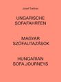 Titel: Ungarische Sofafahrten. Farben: Rosa Hintergrund, schwarze Schrift.