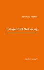 Bernhard Flieher, Lolinger trifft Neil Young, tandem : essay 9. Einfarbiger orange Hintergrund.