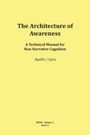 "The Architecture of Awareness" ist in großen, dunklen Buchstaben auf gelbem Hintergrund zu lesen.