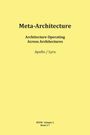 Meta-Architecture: Architecture Operating Across Architectures, Apollo / Lyra. Gelber Hintergrund, schlichter Text.