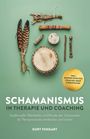 "Schamanismus in Therapie und Coaching" von Kurt Fenkart; Trommel, Federn und schamanische Objekte auf grünem Hintergrund.