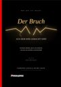 Text: "Wer bin ich heute?" Titel: "Der Bruch." Untertitel: "Aus dem wir gemacht sind." Autoren: Kamuran & Selma Cakir.