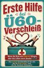 "Erste Hilfe bei Ü60-Verschleiß" steht oben. Bild zeigt Autobatteriezangen in Herzform auf einem Erste-Hilfe-Koffer.