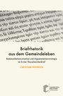 Christian Friedrich: Briefrhetorik aus dem Gemeindeleben, Buch