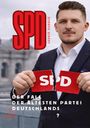"SPD", "Jannik Rubeck", "Der Fall der ältesten Partei Deutschlands?". Ein Mann hält ein zerrissenes SPD-Plakat.