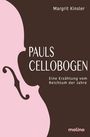 "Pauls Cellobogen" von Margrit Kinsler: Eine Erzählung vom Reichtum der Jahre. Illustration eines Cellos in Rosa und Braun.