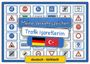 „Meine Verkehrszeichen“, „Trafik işaretlerim“, Flaggen Deutschlands und der Türkei; Übersicht von Verkehrszeichen.