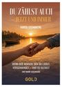 Buchtitel: "Du zählst auch - Jetzt und immer" von Herta Steinbichl. Zwei Hände halten sich bei Sonnenuntergang über einem See.
