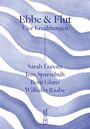 "Ebbe & Flut - Vier Erzählungen" von Sarah Lorenz, Jens Sparschuh, Berit Glanz, Wilhelm Raabe, Lampe Verlag. Wellenmuster.