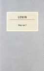 Wladimir I. Lenin: Was tun?, Buch