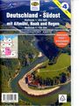 Erhard Jübermann: Wassersport-Wanderkarte 04. Deutschland-Südost mit Altmühl, Naab und Regen für Kanu- und Rudersport, KRT