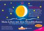 "Mein Leben mit dem Mondrhythmus", Gesundheits- und Ratgeberkalender 2027, blaue Nacht mit gelbem Mond und Sternen.