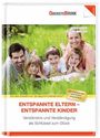 "Entspannte Eltern – Entspannte Kinder: Verständnis und Verständigung als Schlüssel zum Glück." Eine Familie liegt im Gras.
