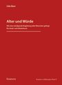 Titel: "Alter und Würde". Autor: Udo Baer. Untertitel: Begleitung alter Menschen. Rot mit weißem Text.