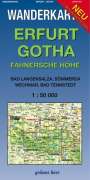 : Wanderkarte Erfurt, Gotha 1:50.000, KRT