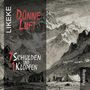 „Dünne Luft, 7 Schulden und 1 Klopfen“ steht in rotem und weißem Text auf Illustration eines Bergcamps.