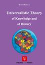 Text: "Karam Khella", "Universalistic Theory of Knowledge and of History", "THEORIE UND PRAXIS". Illustration: Kopf aus Puzzleteilen.