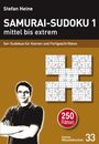 : Samurai-Sudoku 1 mittel bis extrem, Buch