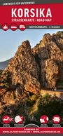 MoTourMaps Korsika Auto- und Motorradkarte 1:150.000, KRT