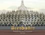 "Borobudur" in Goldschrift, darunter "Entstehung eines Universums" und "Peter Cirtek". Im Hintergrund eine Tempelillustration.