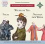 Barbara Kindermann: Weltliteratur für Kinder: 3-er Box Deutsche Klassik: Faust, Wilhelm Tell, Nathan der Weise, CD,CD,CD