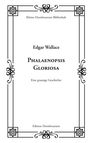 "Kleine Dornbrunnen Bibliothek. Edgar Wallace. Phalaenopsis Gloriosa. Eine grausige Geschichte. Edition Dornbrunnen." Dekorativer Rahmen.