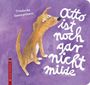 Texte: "Friederike Dammermann", "Otto ist noch gar nicht müde". Illustration: Ein fröhlich blickender Hund auf lila Hintergrund.