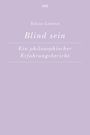 Tobias Litterst: Blind sein, Buch