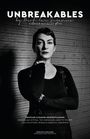"UNBREAKABLES by Profiler Suzanne. Stärker als Alles Böse." Frau in Schwarz vor strukturiertem Hintergrund.