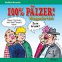 "100% PÄLZER!" und "Weggedarisch". Drei Figuren in einem humorvollen Cartoon: Ein Mann sagt, seine Tochter esse kein Fleisch mehr.