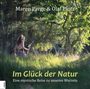 „Maren Parge & Olaf Plotz. Im Glück der Natur. Eine mystische Reise zu unseren Wurzeln.“ Illustration von Frau im Wald.