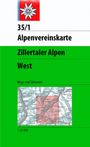 : Zillertaler Alpen - West 1:25 000, KRT