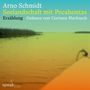 Text: Arno Schmidt, Seelandschaft mit Pocahontas, Erzählung, Gelesen von Corinna Harfouch. See mit Schilf und Vogel.