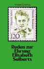 : Reden zur Ehrung Elisabeth Selberts, Buch