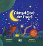 Text: "Abendlied der Engel", "geschrieben von Ahmet Aydin", "illustriert von Halime Nur Sevim". Haus unter Sternenhimmel.