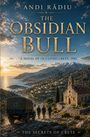 "ANDI RĂDIU: THE OBSIDIAN BULL – A NOVEL OF OCCUPIED CRETE, 1941 – THE SECRETS OF CRETE" vor Küste, Bergen, Kirche, Soldaten.