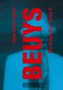 Hans Peter Riegel, BEUYS, Die Biografie / Band 2, RIVERSIDE. Blauer Hintergrund, Mann mit Hut im Schatten.