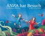 "ANNA hat Besuch. Eine Geschichte von Sabine Haupt. Mit Bildern von Sonya Trolliet." Zwei Figuren unter Wasser, fröhlich.