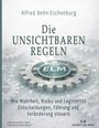 Titel: "Die unsichtbaren Regeln". Untertitel: "Wie Wahrheit, Risiko und Legitimität Entscheidungen, Führung und Veränderung steuern". Zahnrad-Hintergrund.