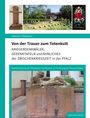 Buchtitel: "Von der Trauer zum Totenkult". Schriftart groß und schwarz. Bild eines Soldatendenkmals darunter.