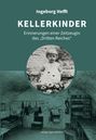 Ingeborg Hefft: KELLERKINDER, Erinnerungen einer Zeitzeugin des „Dritten Reiches“. Foto: Kind in Blümchenkleid vor Backsteinwand.